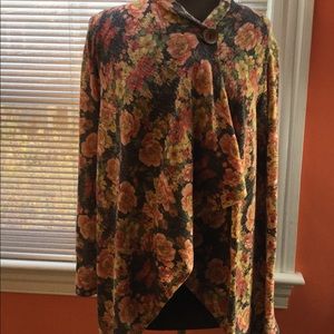 Floral tunic layer